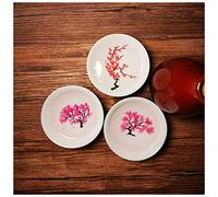 Tasse À Thé En Porcelaine Magie sakura tasse japonais hot froid température décoloration couleur changement de thé céramique kung fu tasse de thé tasse de thé Tasse En Porcelaine(Hot water,3pcs)