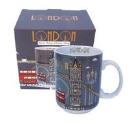 Tasse à thé et café en céramique | célèbre Tower Bridge et bus rouge | Souvenir du Royaume-Uni de Londres