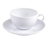 Tasse à thé et sa soucoupe 20 cl Alaska (lot de 2) - - Blanc - Porcelaine