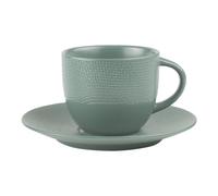 Tasse à thé et sous-tasse à Vésuvio bleu 22 cl (lot de 6) Table passion