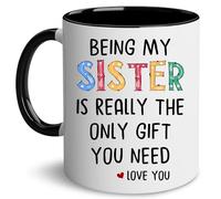 Tasse À Thé Être Ma Sœur, C'Est La Seule Chose Que Tu Es. Décoratifs Mug Thé Idée Tasses De Café Pour Frère Eau Maison