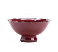 Tasse à thé faite la main Cité Interdite Pneu en fer rouge Lang noire Service céramique d'hôte Ensemble Récipient de trempage