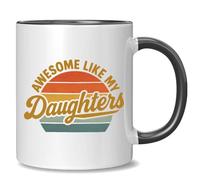 Tasse À Thé Génial Comme Mes Filles Moderne Mug Minimaliste Coffee Mugs Pour Eau Partenaire Lait