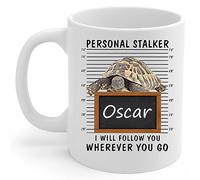 Tasse À Thé Harceleur Personnel Je Te Suivrai Tortue Nom Personnalisé Humour Mug Rétro Mugs Café Pour Eau Bureau Homme