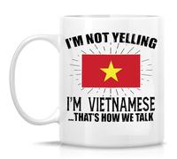 Tasse À Thé Je Ne Crie Pas, Je Suis Vietnamien, C'Est Comme Ça Qu'On Parle. Rétro Mug À Café En Céramique Idée Tasses À Café Pour Eau Frère Collègue