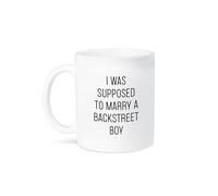 Tasse À Thé J'Étais Censée Épouser Un Backstreet Boy - Anne Collections Avec Poignée Mug À Café En Céramique Humour Mugs Café Pour Partenaire Lait Bureau