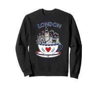 Tasse à thé Londres Big Ben Royaume-Uni Souvenir de Voyage Mignon Sweatshirt
