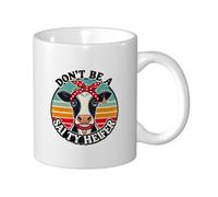 Tasse À Thé Ne Sois Pas Une Génisse Aigrie Avec Poignée Mug Thé Colorées Tasses À Café Pour Eau Bureau Fête