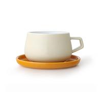 Viva Scandinavia Tasse à thé ou café avec soucoupe en porcelaine Crème 0,3 l
