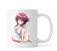 Tasse à thé ou café en céramique avec inscription « Pin Up Babe » - Blanc