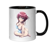 Tasse à thé ou café en céramique avec inscription « Pin Up Babe » - Noir