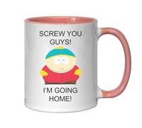 Tasse à thé ou café en céramique avec vis You Guys I'm going home Rose