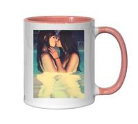 Tasse à thé ou café en céramique « Girls Kiss »