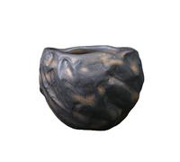 Tasse à thé rétro en céramique à cinq éléments - Personnalité simple - Kung Fu - Doré