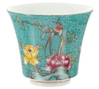 Tasse à Thé Rétro en Céramique Ancienne, Fleur Oiseau, Style Chinois