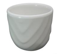 Tasse à thé réutilisable en mélamine texturée torsadée 200 ml (tasse | Mélamine incassable, capacité de 125 ml, idéal pour le thé chaud, sans danger pour les enfants et les personnes âgées