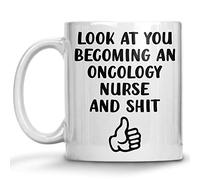 Tasse À Thé Te Voilà En Train De Devenir Infirmière En Oncologie Décoratifs Tasses À Café En Céramique Humour Tasses De Café Pour Boissons Frère Maison