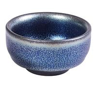 Tasse à thé Tenmoku Glaze Service à thé bleu dégradé Jianzhan Teacup, pneus en fer ménagers, bol à thé transformation du four, choix multiples (couleur : multicolore, taille : 65,2 g * 4)