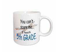 Tasse À Thé Tu Ne Peux Pas Me Faire Peur, J'Enseigne En Cm2 Colorées Mug À Café En Céramique Rétro Coffee Mugs Pour Collègue Maison Lait