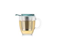 Set - BODUM - Yo-Yo - Mug en verre trempé avec infuseur à thé en inox - Individuel - Vert - 0,35 l