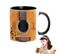 Tasse à thème musical guitare amoureux de la musique tasse de piano design tasse à thé en céramique violon tasse à café café tasse de voyage musicale drôle musicale amant musique cadeau tasse de