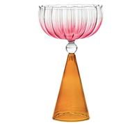 Tasse à vin colorée élégante pour cocktail de cuisine, tasse en verre unique adaptée pour cadeau et décoration de la maison