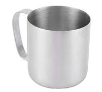 Tasse à vin, tasse à café, conception à fond plat argenté 480 ml pour bière de café