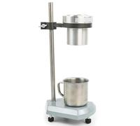 Tasse à viscosité de peinture avec support, tasse à débit en aluminium, capacité de 100 ml, orifice de 4,12 mm, mesure 10-1200 cST pour test de peinture, encre, revêtement