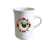 Tasse allongée pour le thé en céramique UK Carlin by Cbkreation BLANC G