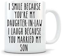 Tasse amusante Je ris parce que tu as épousé mon fils Tasse en céramique