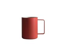 Tasse anti-brûlure double couche avec anse - Grande tasse rouge