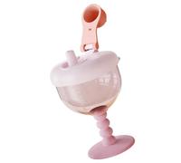 Tasse anti-fuite de grande capacité, design à talon haut, gobelet d'apprentissage avec mesures graduées, tasse anti-fuite