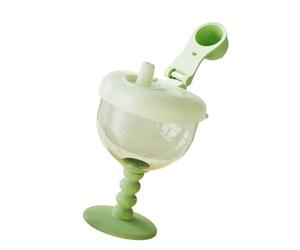 Tasse anti-fuite de grande capacité, design à talon haut, gobelet d'apprentissage avec mesures graduées, tasse anti-fuite