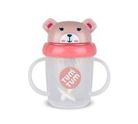 Tasse anti fuite + paille lestée ou