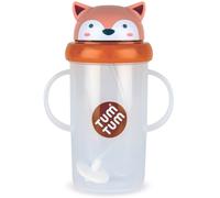 Tasse antifuite avec paille lestée Renard (300 ml)