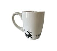Tasse arrondie Promenade en famille Chat de Dubout en céramique 10.5 x 8 cm