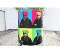 Tasse Arthur Schopenhauer Pop Art. Idéal pour tout amateur de la meilleure philosophie.