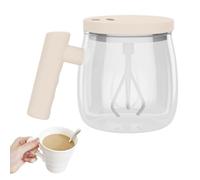 Tasse Auto-agitante, Tasse à café Auto-agitante - Tasse de mélange électrique en Verre de 400 ML Automatique - Verres Portables avec Couvercle et poignée, Tasse mélangeur Rechargeable