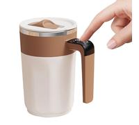 Tasse avec agitateur - 400 ml rechargeable électrique avec couvercle, gobelet auto-mélangeur avec LCD | Pour boissons, cacao, miel, femmes, hommes, maison, cuisine, bar, anniversaire