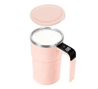Tasse avec agitation automatique, récipient automatique de mélange pour boissons 380 ml - Tasses à café avec couvercle | Pour femmes, hommes, cacao, miel, maison, cuisine, bar, anniversaire, Noël