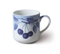 Tasse avec des cerises bleues, porcelaine tchèque, 425 ml, Thun 1794