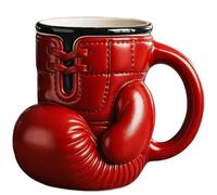 Tasse avec gant de boxe - Drink Like a Fighter, fait à la main 355 ml, rouge gant de boxe, tasse à café, cadeau unique pour boxeurs, entraîneurs, entraîneurs