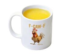Tasse avec motif de poule, tasse en céramique style ferme, thé avec motif animal - Pour les mères, les dames et les femmes, parfait pour la cuisine de ferme, les matins et les amoureux des animaux