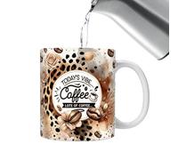 Tasse avec mots, tasse à mot | Tasse à café en céramique de 350 ml avec motif de café, tasse à thé pour café, chocolat chaud, tasse d'eau potable pour le travail, la cuisine à la maison
