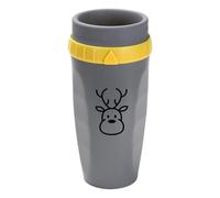 Tasse avec paille - Bouteille d'eau rotative de 300 ml avec paille - Tasse à café de voyage - Tasse thermique étanche portable pour étudiants, filles, femmes,