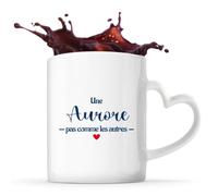 Tasse avec Poignée en Forme de Cœur Aurore pas comme les autres Mug
