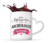 Tasse avec Poignée en Forme de Cœur Bazar Archéologue incroyable Mug