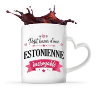 Tasse avec Poignée en Forme de Cœur Bazar Estonienne incroyable Mug
