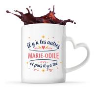 Tasse avec Poignée en Forme de Cœur Marie-Odile les autres et toi Mug