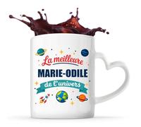 Tasse avec Poignée en Forme de Cœur Meilleure Marie-Odile de l'univers Mug